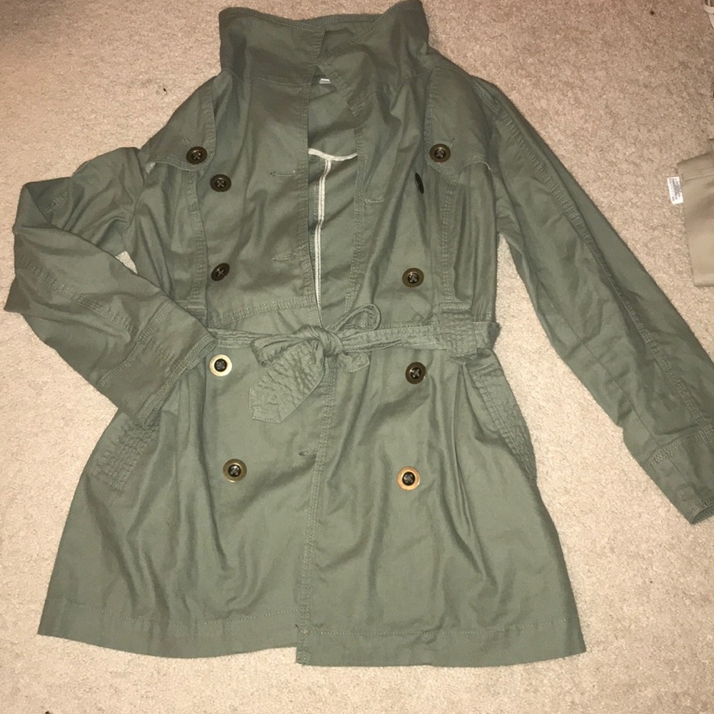 Green coat